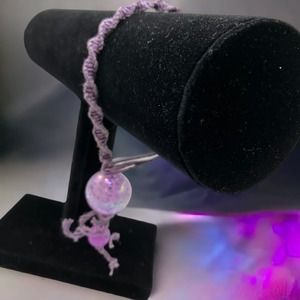 Handmade Lavender Friendship Bracelet!